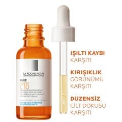 La Roche-Posay Pure Vitamin C10 30 ml Işıltı Veren Antioksidan Serum