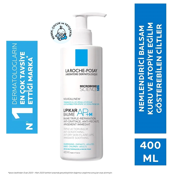 La Roche-Posay Lipikar Baume AP+M 400 ml Yatıştırıcı Balm