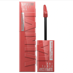 Maybelline New York Super Stay Vinyl Ink Uzun Süre Kalıcı Likit Parlak Ruj 15 Peachy
