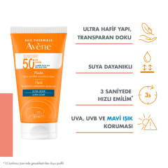 Avene Fluid Ultra Light 50 Faktör Güneş Kremi 50 ml