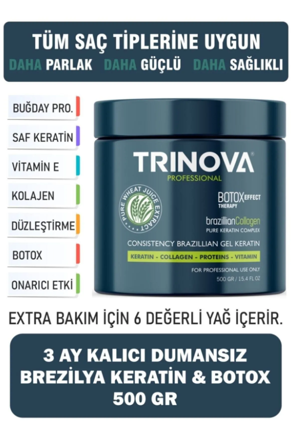 Trinova Keratin Brazillian Botox Keratin Jel